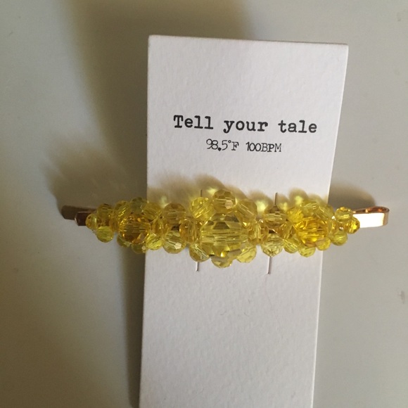 Hair Pin Yellow - Picture 2 of 4
